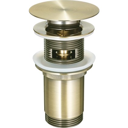 1774 1 click clack okragly mosiadz z tuleja umywalkowy nowosc