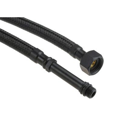 Deante, furtun de conectare pentru baterii pe placa 40 cm, negru mat, DEA-XDD40N2E0