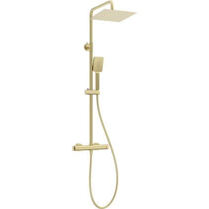 Deante, set de dus cu robinet termostatic, auriu mat, DEA-NAC_R4HT