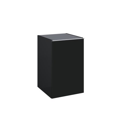 273612 elita look bocna zavesna skrinka 40x45x64 cm 1d hg cierna matna elt 168114