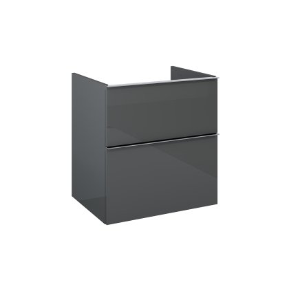 273729 elita look skrinka pre umyvadlo na pultovu dosku 60x45x64 cm 2s pdw antracitova leskla elt 167090