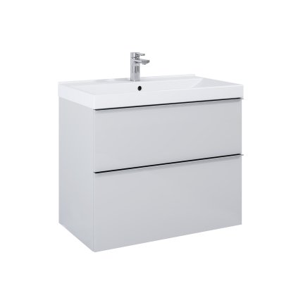 Elita Look, dulap de lavoar suspendat 80x45 cm 2S, piatra mata, ELT-167597