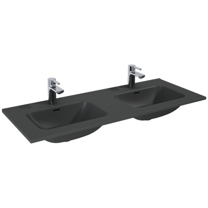 Elita Skappa Duo, chiuveta mobila 120,8x46x1,8 cm, antracit mat, ELT-146076