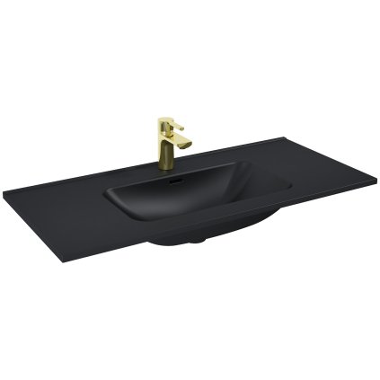 Elita Skappa, chiuveta mobila 100,8x46x1,8 cm, negru mat, ELT-146070