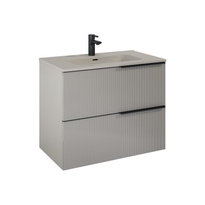 Elita Soho, dulap lavoar 80x45x64 cm 2S, bej mat, ELT-168744