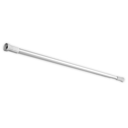 Erga, bară de împrăștiere telescopică 125-220 cm, alb, ERG-05780