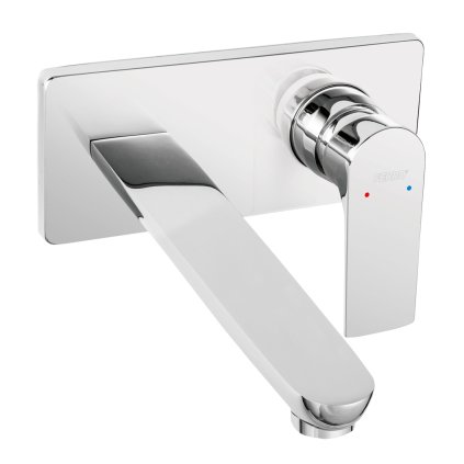 Ferro Algeo Square, baterie sub tencuială cu corp, crom, 82200.0