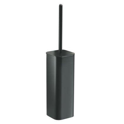 Gedy, perie de toaletă suspendată FLORI, neagră mat, 32330314