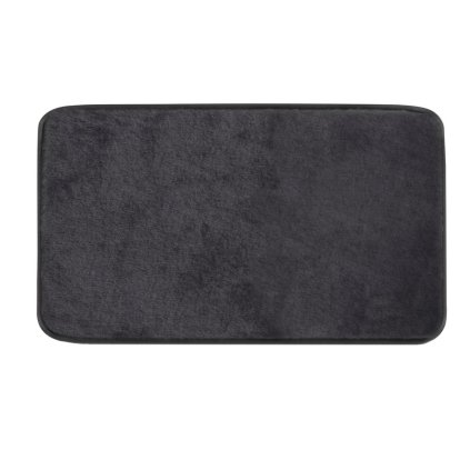 513763 gedy fuzzy kupelnova predlozka 50x80cm 100 polyester protismyk cierna 96fy508014