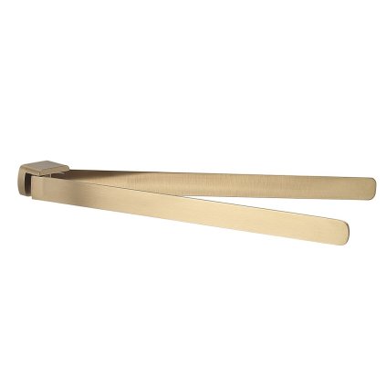 Gedy, suport prosop PIRENEI dublu pivotant, 350mm, auriu mat, PI2388