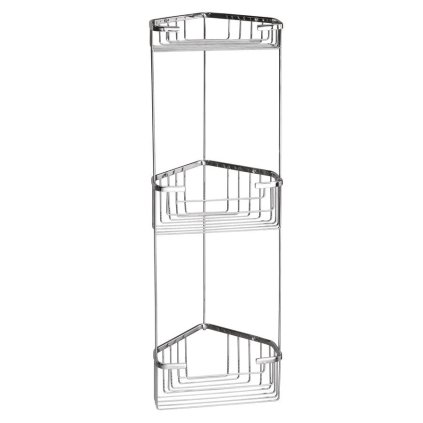 Gedy, poliță de colț SMART cu trei niveluri 200x590x150 mm, crom, 2484