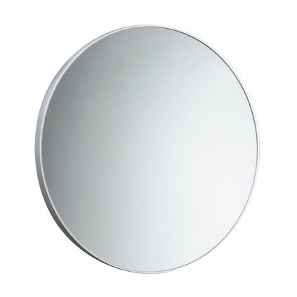 Gedy, Oglindă rotundă cu cadru din plastic ø 60 cm, alb, 600002