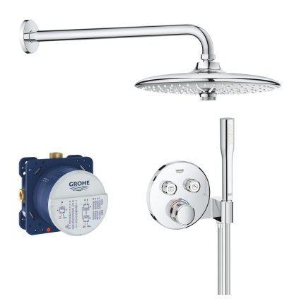 237120 grohe grohtherm smartcontrol sprchova suprava perfect s podomietkovym termostatom 3 prudy chromova 34744000