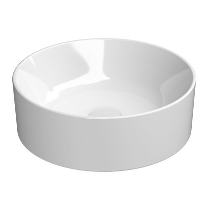 GSI, Chiuvetă de blat ceramică KUBE X, diametru 40 cm, ExtraGlaze alb, 942611