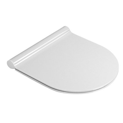 Scaun WC GSI, KUBE X, NORM Soft Close SLIM, duroplast, alb, MS76SN11
