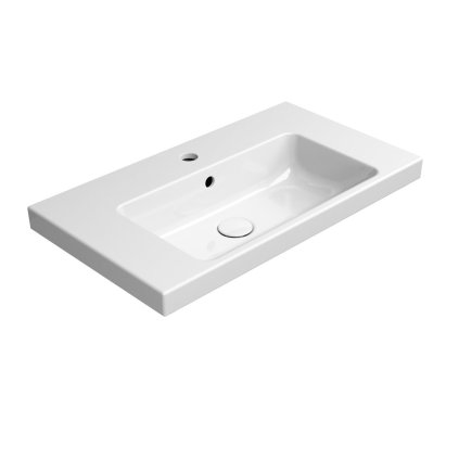 GSI, chiuveta din ceramica NORM 70x18x40 cm, alb ExtraGlaze, 8637111