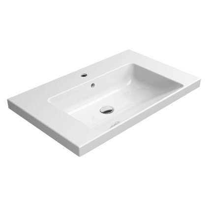 GSI, chiuveta din ceramica NORM 80x18x50 cm, alb ExtraGlaze, 8634111