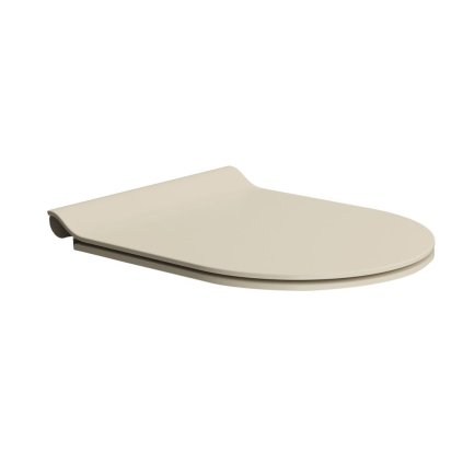 GSI, scaun WC PURA, SLIM, Soft Close, creta mat/crom, MS86CSN08