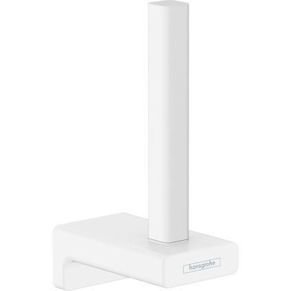 Hansgrohe AddStoris, suport pentru hârtie igienică de rezervă, alb mat, HAN-41756700