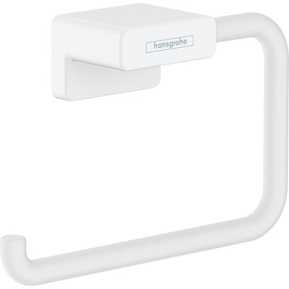 Hansgrohe AddStoris, suport hârtie igienică fără capac, alb mat, HAN-41771700