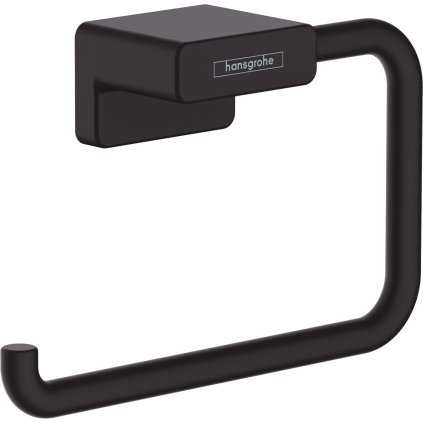 Hansgrohe AddStoris, suport hârtie igienică fără capac, negru mat, HAN-41771670