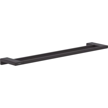 Hansgrohe AddStoris, suport dublu pentru prosoape, negru mat, HAN-41743670