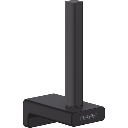 Hansgrohe AddStoris, dozator pentru hârtie igienică de rezervă, negru mat, HAN-41756670