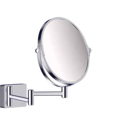 Hansgrohe AddStoris, oglindă cosmetică Ø188 mm, crom, HAN-41791000