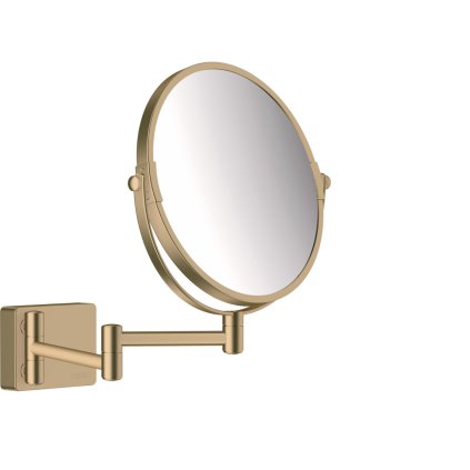 Hansgrohe AddStoris, oglindă cosmetică Ø188 mm, bronz periat, HAN-41791140