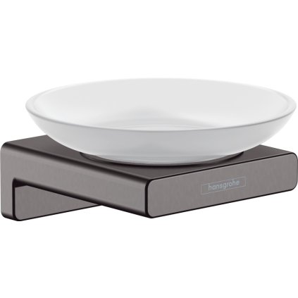 Hansgrohe AddStoris, sapuniera, crom negru periat, HAN-41746340