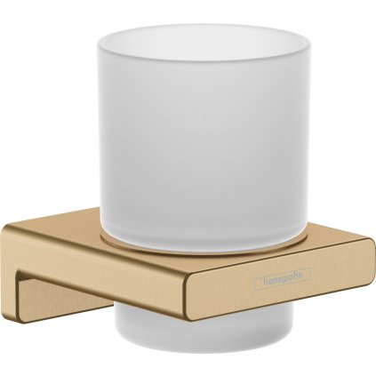 Hansgrohe AddStoris, recipient pentru igiena orala, bronz periat, HAN-41749140