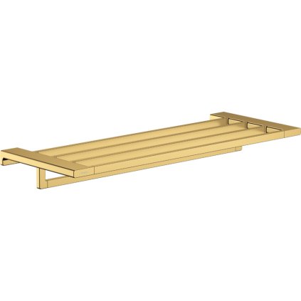 Hansgrohe AddStoris, raft pentru prosoape cu suport pentru prosoape, aspect auriu lustruit, HAN-41751990