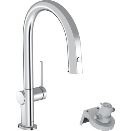 Hansgrohe Aqittura M91, filterSystem 210, gura de scurgere, 1 jet, crom, HAN-76803000
