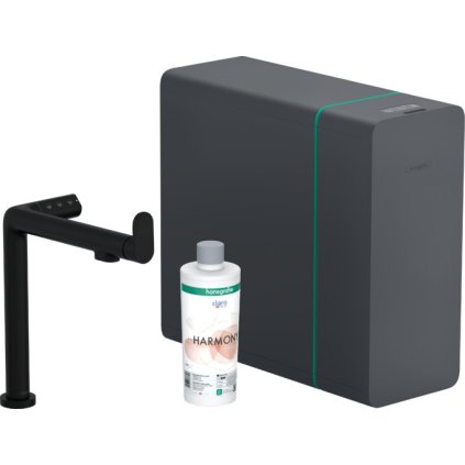 Hansgrohe Aqittura M91, sodaSystem 240, 1jet, negru mat, HAN-76837670