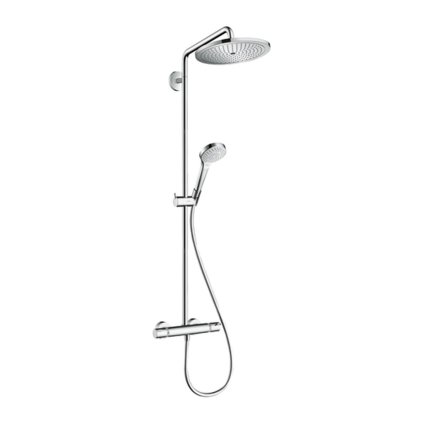 Hansgrohe Croma Select S, Showerpipe 280 1jet cu termostat, crom, HAN-26790000