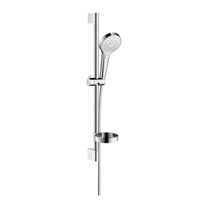 484562 hansgrohe croma select s sprchova sada vario so sprchovou tycou 65 cm a miskou na mydlo biela chromova han 26566400