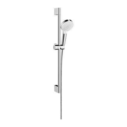 Hansgrohe Crometta, Set de duș Vario cu tijă de duș 65 cm, alb/crom, HAN-26532400