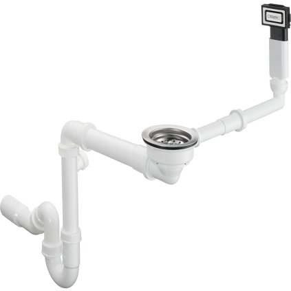 487577 hansgrohe d16 rucne ovladana odtokova a prepadova suprava pre granitovy jednodrez chromova han 43927000