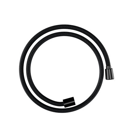 Hansgrohe Designflex, furtun de duș textil 1250 mm, crom negru periat, HAN-28220340
