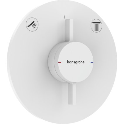Hansgrohe DuoTurn S, robinet ascuns pentru 2 aparate, alb mat, HAN-75418700