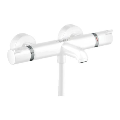 Hansgrohe Ecostat Comfort, baterie termostatica pentru baie, alb mat, HAN-13114700