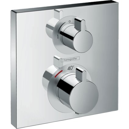 250580 hansgrohe ecostat square termostaticka bateria pod omietku s uzatvaracim ventilom chromova han 15712000