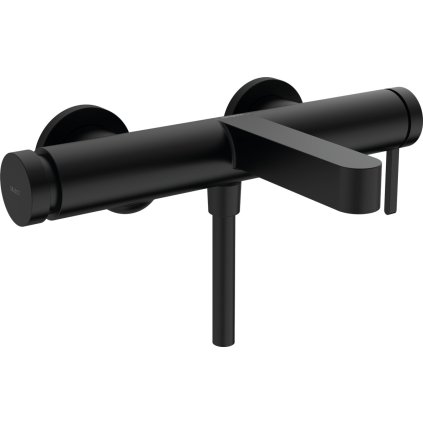 Hansgrohe Finoris, baterie de baie de perete, negru mat, HAN-76420670