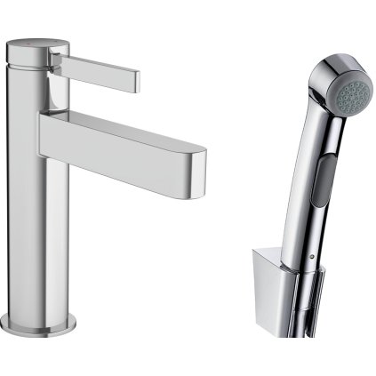 492557 hansgrohe finoris pakova umyvadlova bateria 110 s rucnou sprchou bidette a sprchovou hadicou 160 cm chromova han 76210000