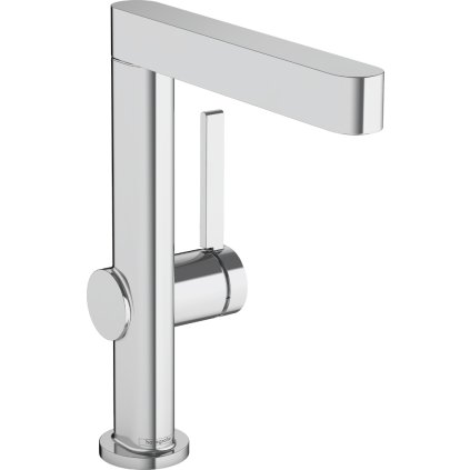 Hansgrohe Finoris, baterie lavoar 230, cu ieșire Push-Open și gura pivotantă, crom, HAN-76060000