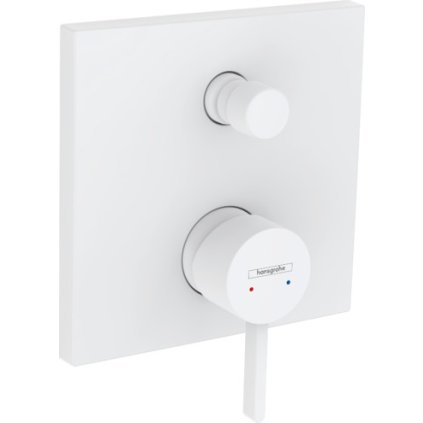 Hansgrohe Finoris, baterie de baie ascuns, alb mat, HAN-76415700