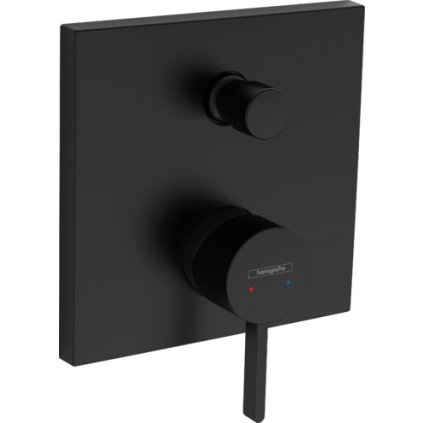 Hansgrohe Finoris, robinet de baie ascuns, negru mat, HAN-76416670