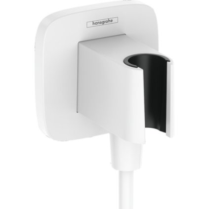 Hansgrohe FixFit Q, cot cu suport de duș, alb mat, HAN-26887700