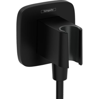 Hansgrohe FixFit Q, cot cu suport de duș, negru mat, HAN-26887670