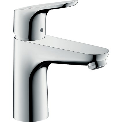 Hansgrohe Focus E2, baterie lavoar cu manetă 100 CoolStart, cu priză, crom, HAN-31621000